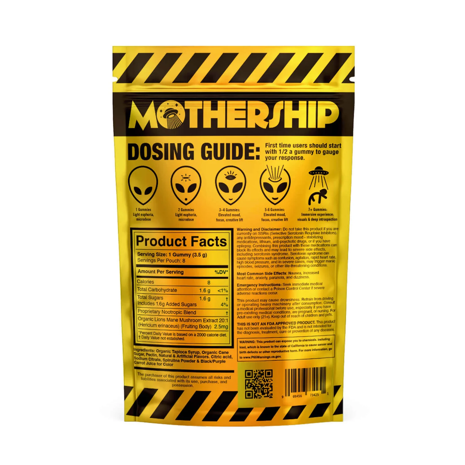 Mothership Mushroom Gummies - Mango Flavor - Image 2