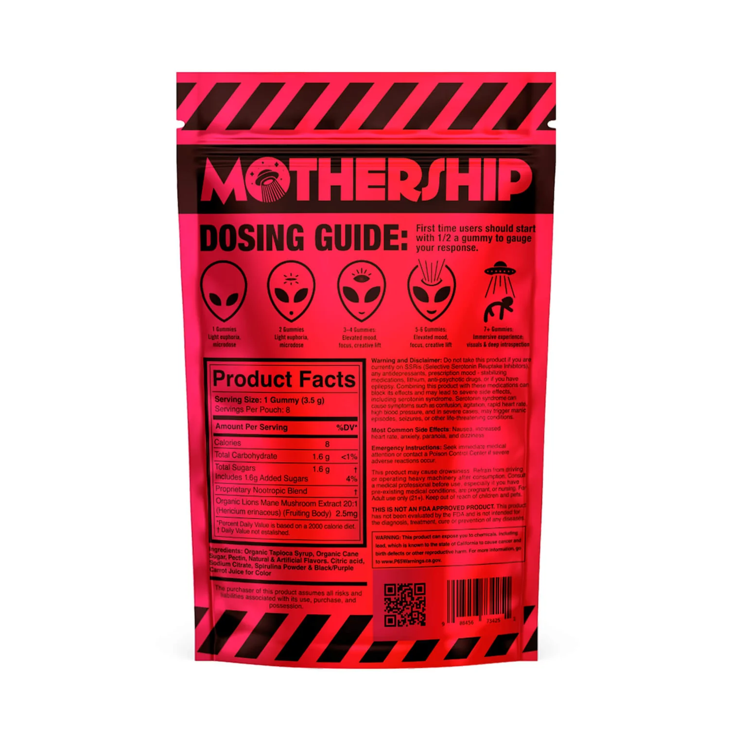 Mothership Mushroom Gummies - Watermelon Flavor - Image 2